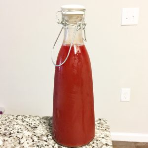 blueberry-ginger kombucha