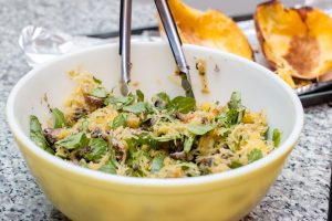 spaghetti squash mixture