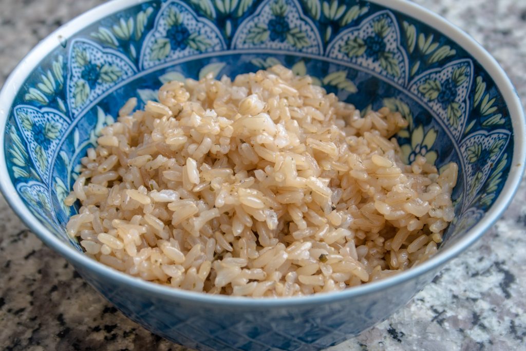 coconut brown rice